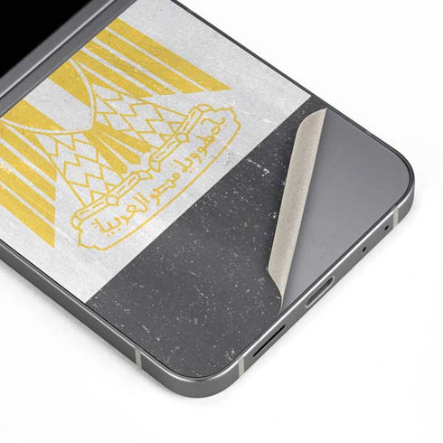 Egypt Flag Distressed Galaxy Z Flip6 Skin